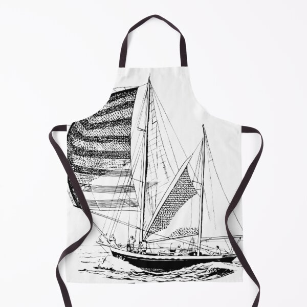 Item preview, Monochrome Black and white Walk Travel Ship designed and sold by imhae.