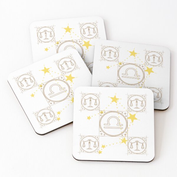 Item preview, Libra Zodiac Pattern on White designed and sold by sandhyabhagath.
