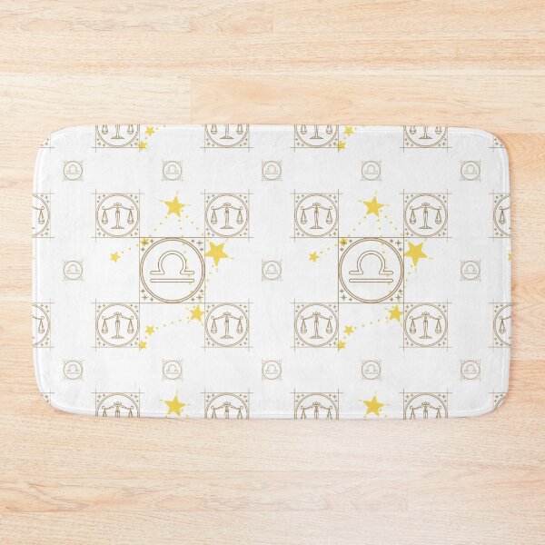 Item preview, Libra Zodiac Pattern on White designed and sold by sandhyabhagath.