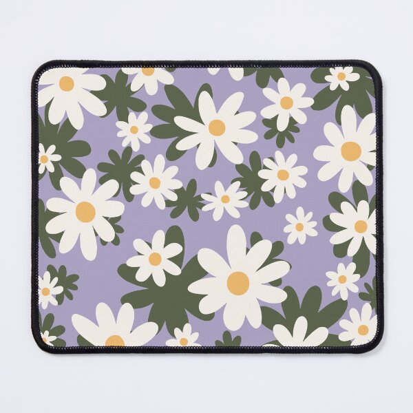 Item preview, London Flower Market, Daisies Danish Pastel Lilac Purple Print designed and sold by enricadenicola.