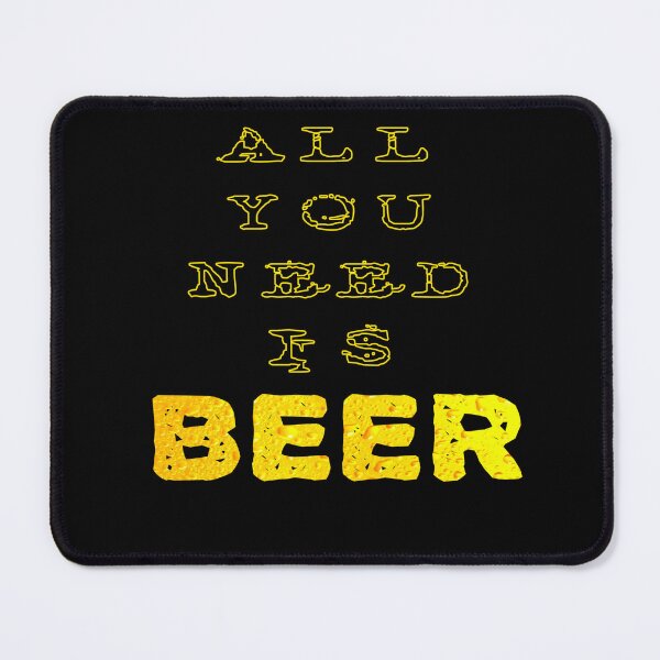 Item preview, ALL YOU NEED IS BEER designed and sold by MKShopZurich.