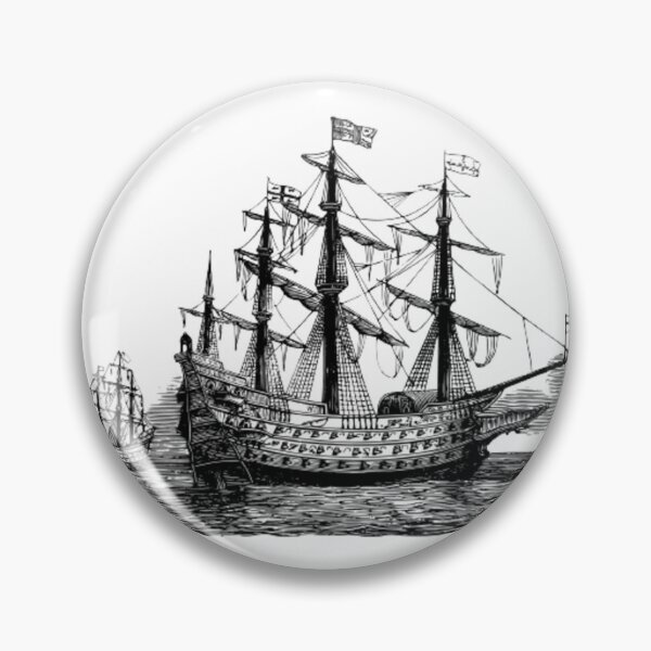 Item preview, Monochrome Black and white Walk Travel Ship designed and sold by imhae.