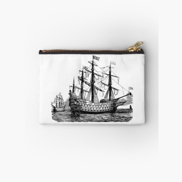 Item preview, Monochrome Black and white Walk Travel Ship designed and sold by imhae.