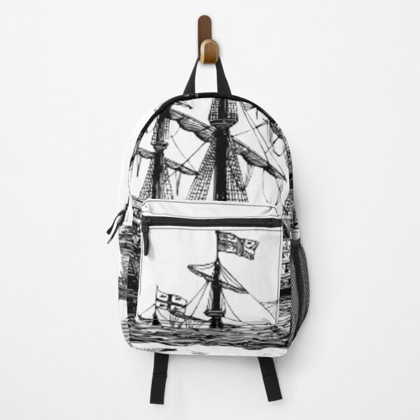 Item preview, Monochrome Black and white Walk Travel Ship designed and sold by imhae.