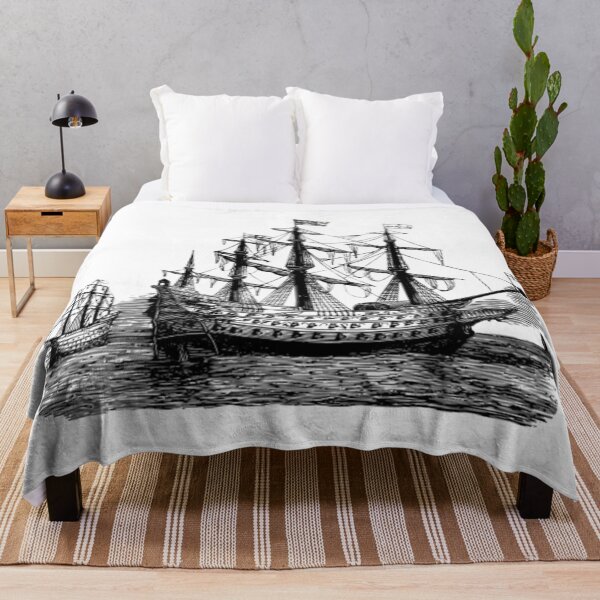 Item preview, Monochrome Black and white Walk Travel Ship designed and sold by imhae.