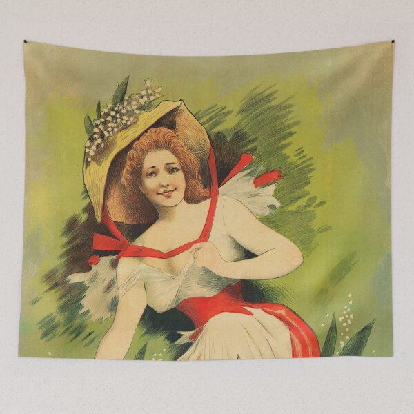 Item preview, LUCIENNE MUGUET French Theater Singer Show Performance Vintage Poster by Alfred Choubrac designed and sold by retroposters.
