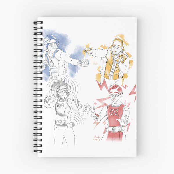 Item preview, Danger Force - Color Sketches designed and sold by Linneke.