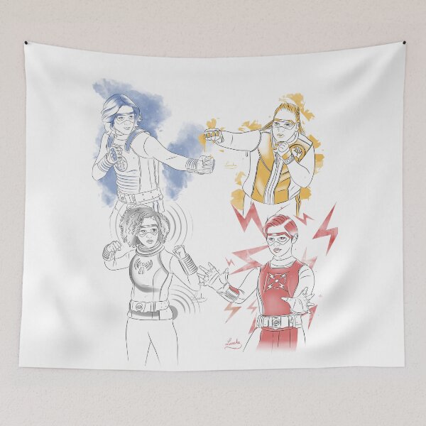 Item preview, Danger Force - Color Sketches designed and sold by Linneke.