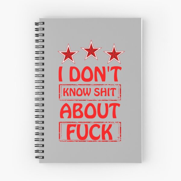 Item preview, I Don_t Know Shit About Fuck Funny Men Women Sarcastic Quote Essential   designed and sold by ImeldaJenazan.