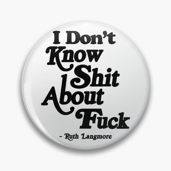 Item preview, I Don_t Know Shit About Fuck Funny Men Women Sarcastic Text Quote    designed and sold by ImeldaJenazan.