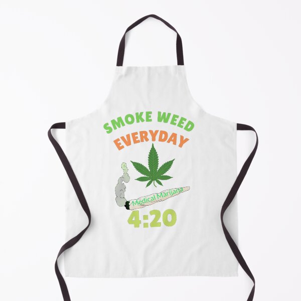 Aperçu de l'œuvre Fumer de l'herbe tous les jours, de la marijuana médicale, du cannabis, de l'herbe, créée et vendue par BestDesignbySof.