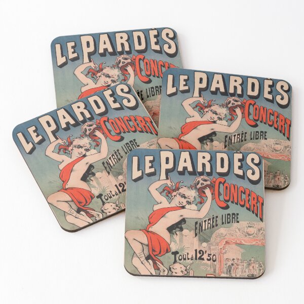 Item preview, LE PADRES CONCERT 42 rue Rochechouart 42 French Theater Art Nouveau Poster Advertisement  designed and sold by retroposters.