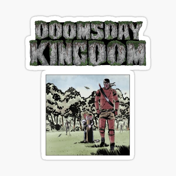 Doomsday Kingdom LOGO & Feeding Post Sticker