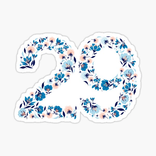Number 29 Stickers for Sale | Redbubble