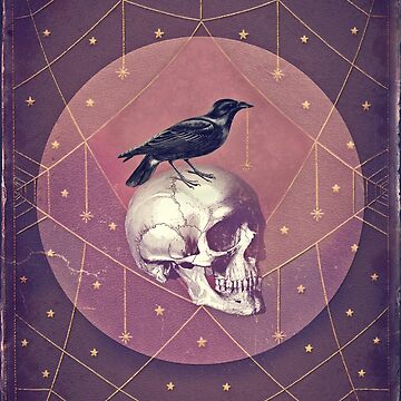 Artwork thumbnail, Crow and Skull Collage by 3vaN