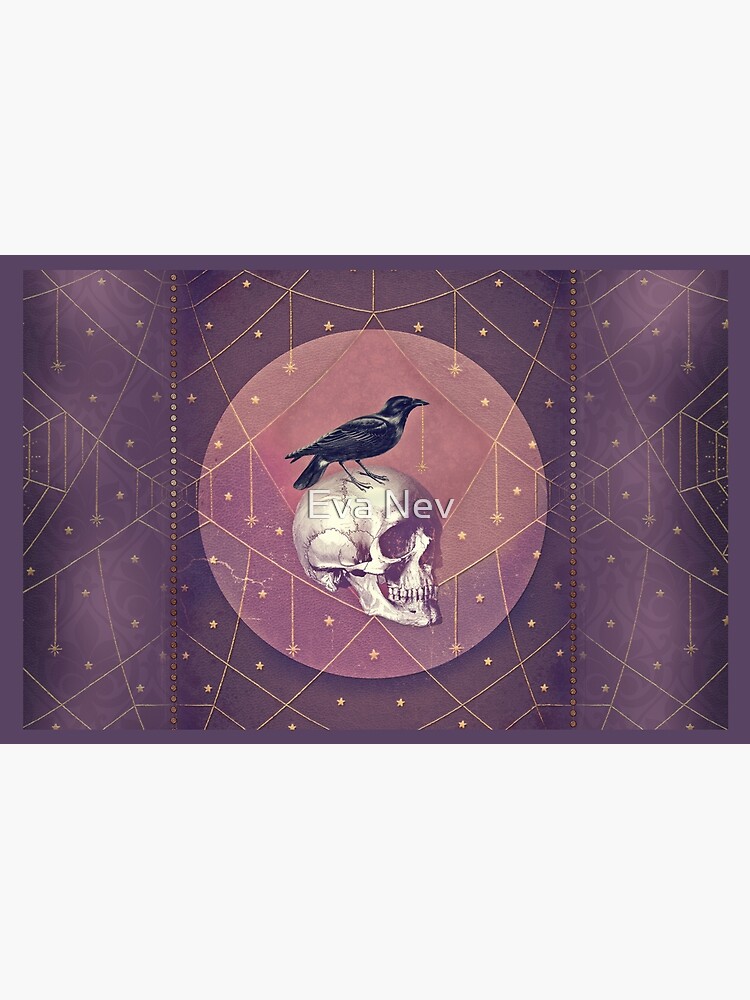 Crow and Skull Collage by 3vaN