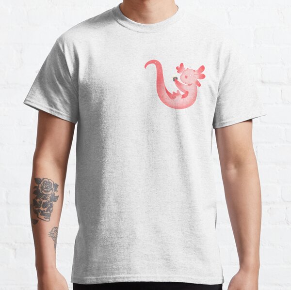 Pebbles the Axolotl, with stone Classic T-Shirt