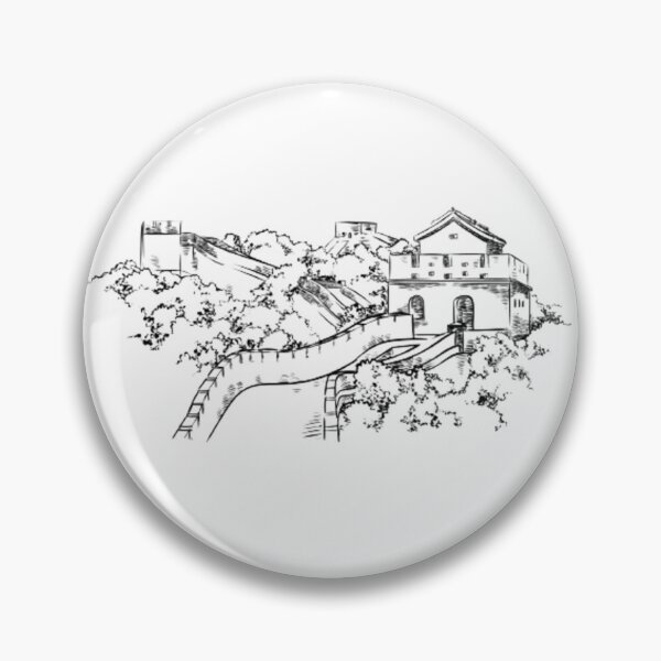 Item preview, Monochrome Black and white Walk Travel Chinese wall designed and sold by imhae.