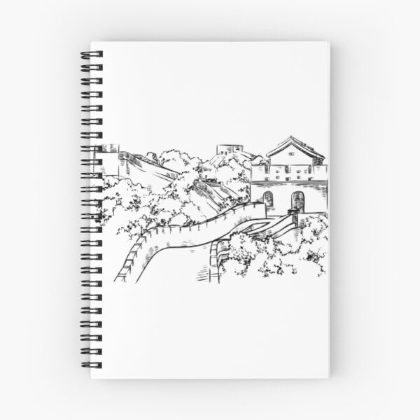 Item preview, Monochrome Black and white Walk Travel Chinese wall designed and sold by imhae.