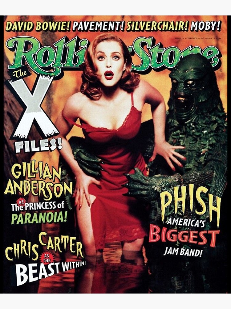 Disover Gillian Anderson Rolling Stones Cover Premium Matte Vertical Poster