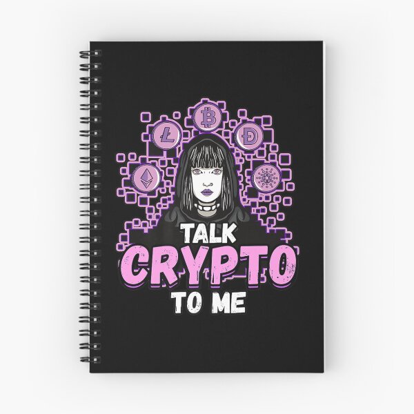 Item preview, TALK CRYPTO TO ME CRYPTOCURRENCY MINING BTC designed and sold by sobriowslen.