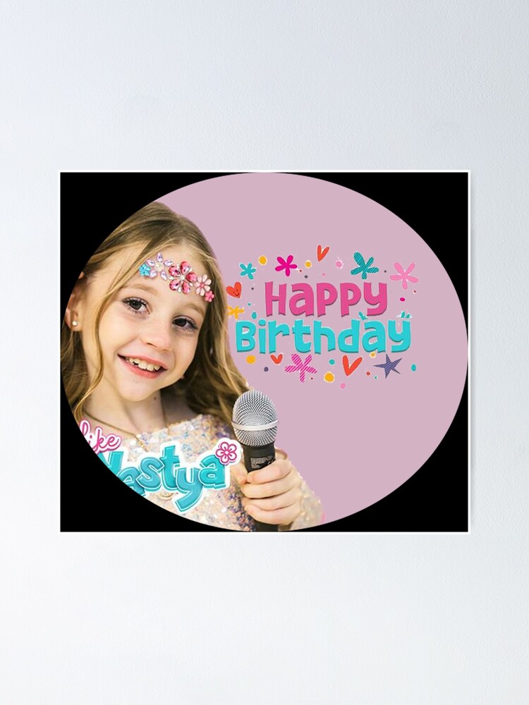 “Nastya Birthday” Poster for Sale by Moricci | Redbubble