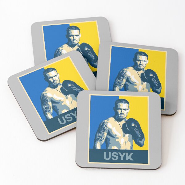 Item preview, Fist Decides Your Fate Boxing Legends Oleksandr Usyk Ukranian Colours designed and sold by AlbaChronoscope.