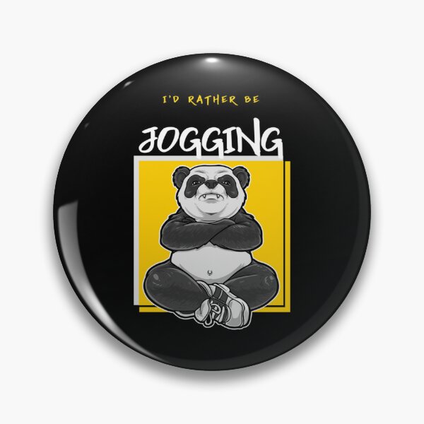 Item preview, Panda Jogging Running Marathon Man Woman Gift Idea Classic T-Shirt designed and sold by ayeshadanaqws.
