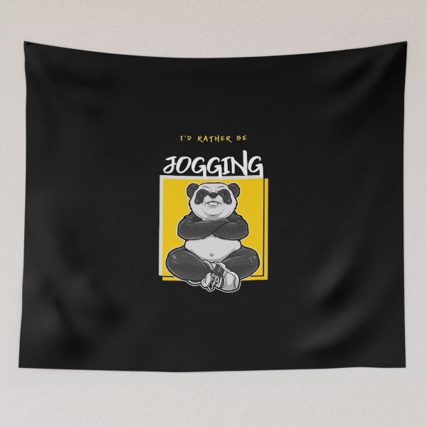 Item preview, Panda Jogging Running Marathon Man Woman Gift Idea Classic T-Shirt designed and sold by ayeshadanaqws.