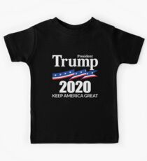 Präsident Trump 2020 - Amerika groß halten Kinder T-Shirt