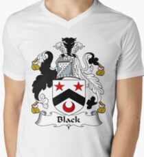 Black Men's V-Neck T-Shirt
