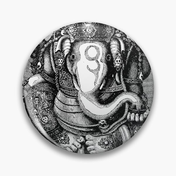 Item preview, Ganesha with skulls designed and sold by ZOXOFO.