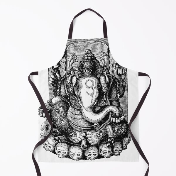 Item preview, Ganesha with skulls designed and sold by ZOXOFO.