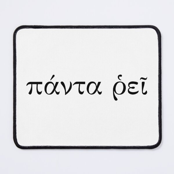 Item preview, Panta Rhei - Everything Flows - πάντα ῥεῖ - Heraclitus - Greek Language designed and sold by ElementJourney.