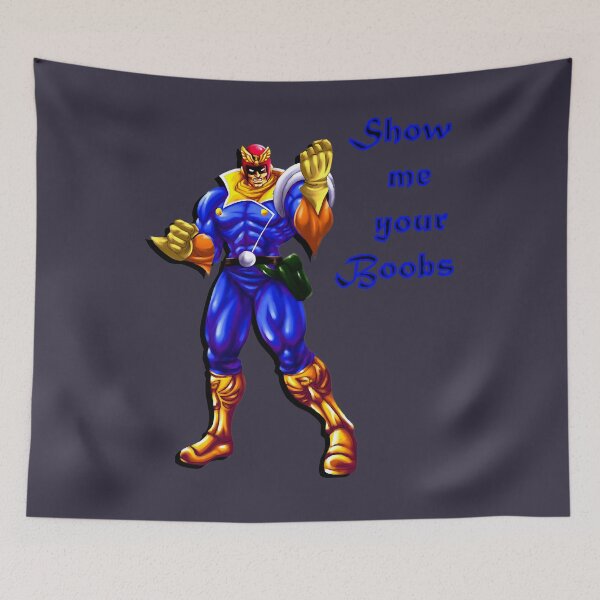 Item preview, Active Fighting Mysterious Racers Captain Falcon Wants Boobs Cute Gift designed and sold by CameronMagadis.