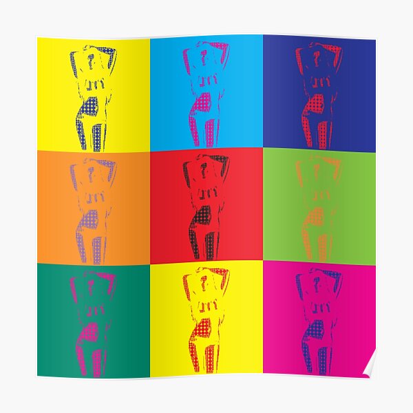 "Pop art woman retro art gift" Poster for Sale by PineappleTree Redbubble