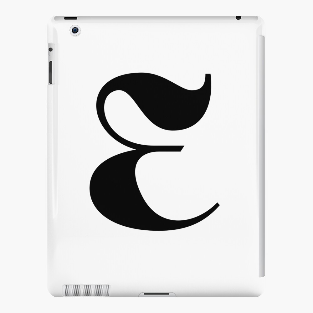 Letter E Word Song ee iPad Case Skin