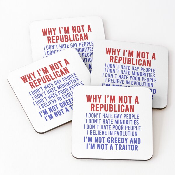 Item preview, Why I'm not a republican I don't hate gay people I don't hate minorities I don't hate poor people I believe in evolution designed and sold by addylolanden.