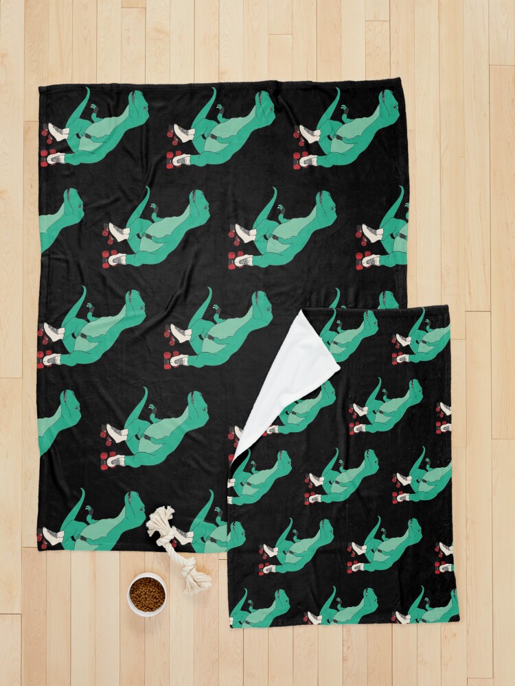Thumbnail 5 of 6, Pet Blanket, Tyrollersaurus Rex designed and sold by Christina McEwen.