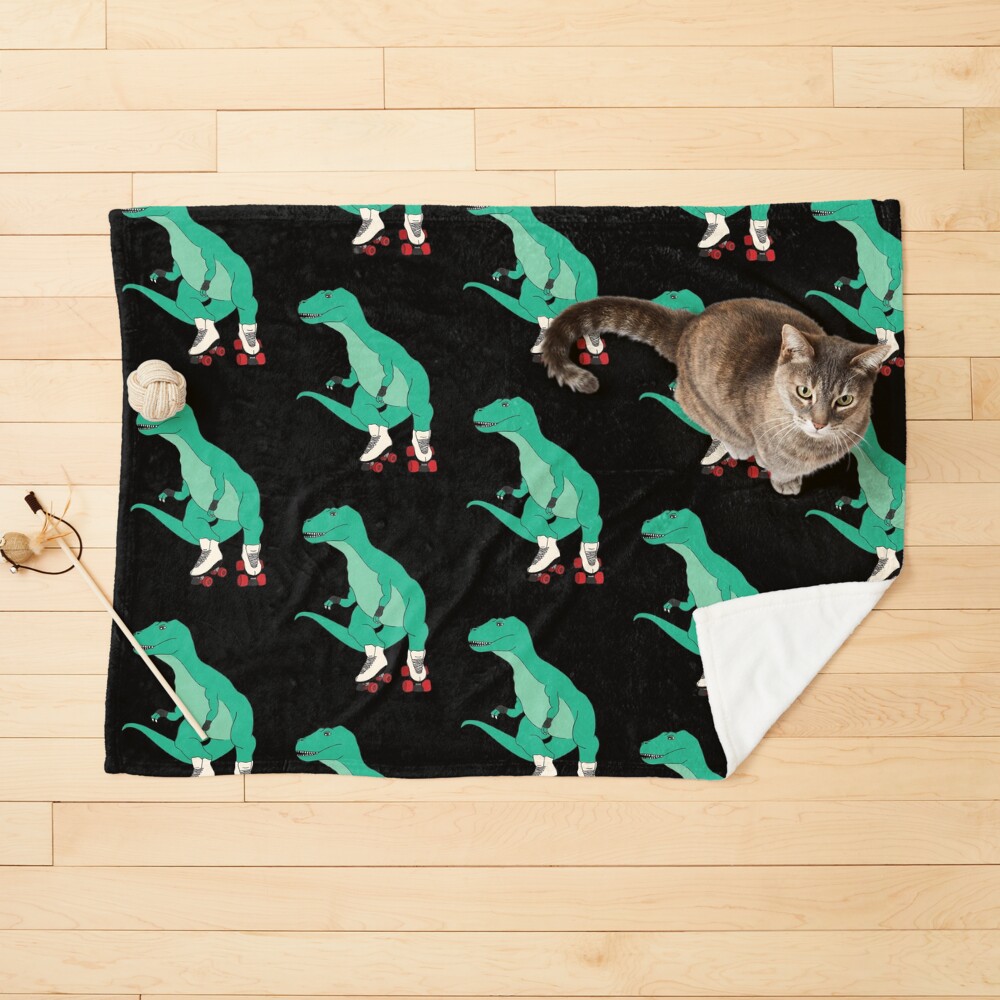 Tyrollersaurus Rex Pet Blanket