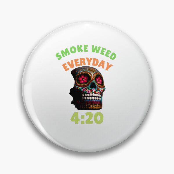 Item preview, Smoke Weed Everyday, Medical Marijuana, Cannabis, Weed, Skull,  designed and sold by BestDesignbySof.