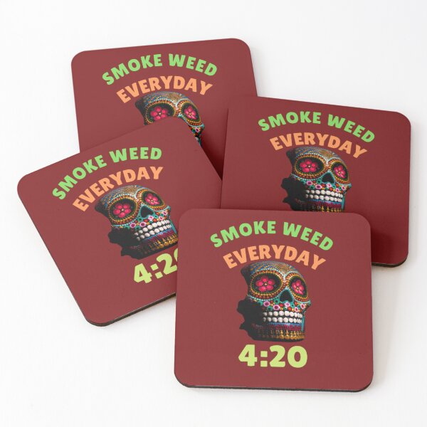 Item preview, Smoke Weed Everyday, Medical Marijuana, Cannabis, Weed, Skull,  designed and sold by BestDesignbySof.
