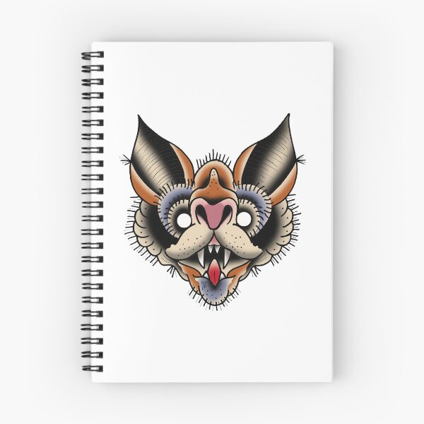 Item preview, Fkj tattoo flash bat designed and sold by franckfkj.