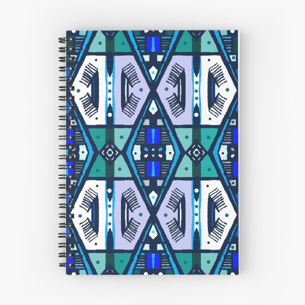 Item preview, African Fashion Fabric - Manjaku Blue -  Mudcloth Wax Ankara designed and sold by Tony Cisse.