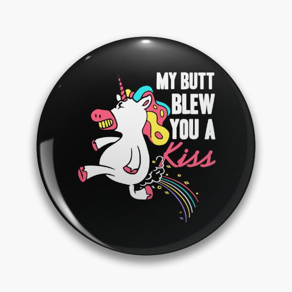 Item preview, My Butt blow you a Kiss Unicorn Fart Rainbow Fart designed and sold by NeXore.