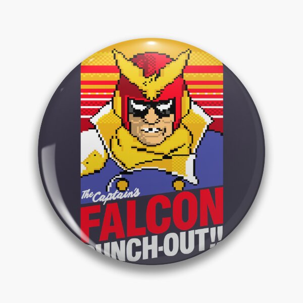 Item preview, Active Fighting Mysterious Racers Falcon Punch Out - Captain Falcon Retro designed and sold by CameronMagadis.