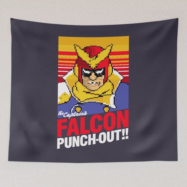 Item preview, Active Fighting Mysterious Racers Falcon Punch Out - Captain Falcon Retro designed and sold by CameronMagadis.