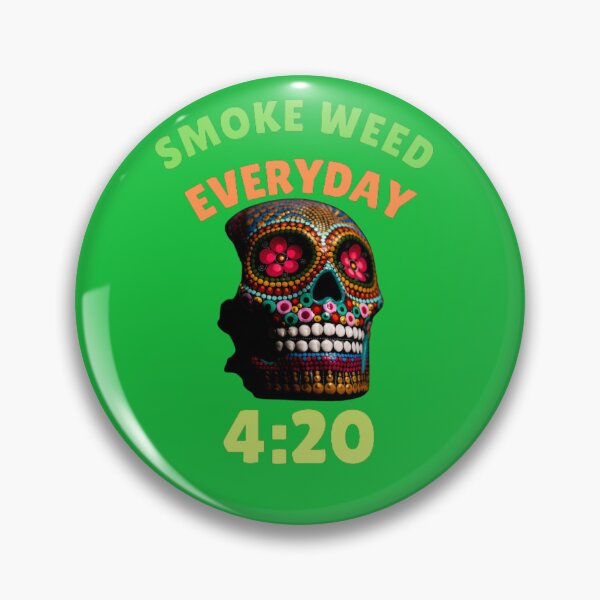 Item preview, Smoke Weed Everyday, Medical Marijuana, Cannabis, Weed, Skull, designed and sold by BestDesignbySof.