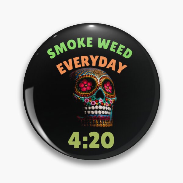 Item preview, Smoke Weed Everyday, Medical Marijuana, Cannabis, Weed, Skull, designed and sold by BestDesignbySof.