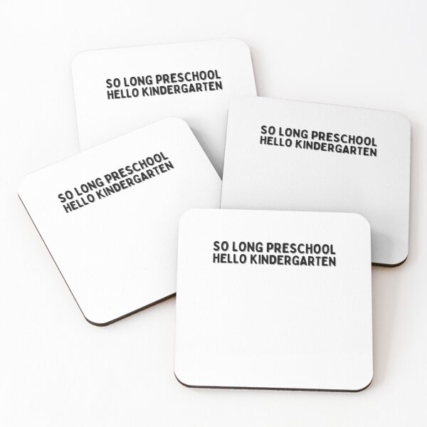 Item preview, So Long Preschool Hello Kindergarten designed and sold by BookOfE.